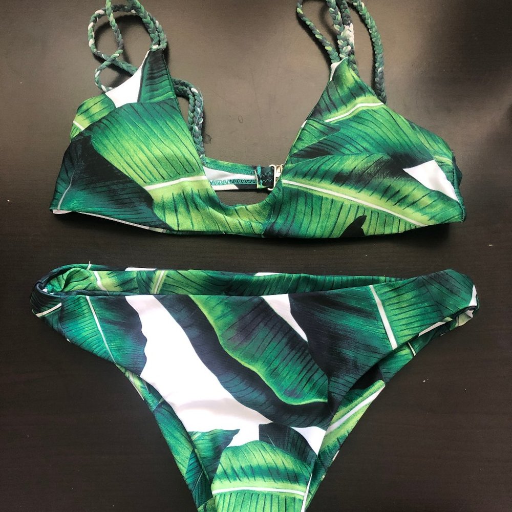 Banana Leaves Bikini Set NEW